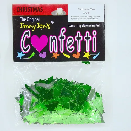 Vista 2 de Confeti Árbol de Navidad Verde - Paquete al por menor #8878 QS0