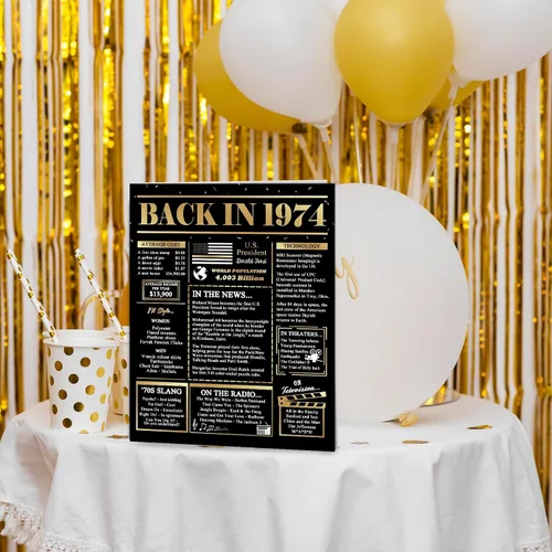Vista 5 de Qiliji Tarjeta jumbo de cumpleaños 50 para hombres y mujeres, divertida tarjeta de cumpleaños de 50 años para él y ella, regalo de 50 cumpleaños