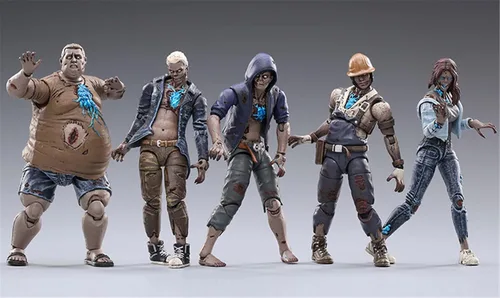 Vista 2 de HiPlay JoyToy - Figuras de acción de ciencia ficción a escala 1/18, juego completo de vida después de la serie infectada, figura de acción de zombi
