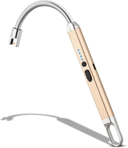 Vista 18 de MEIRUBY Encendedor eléctrico recargable USB, encendedor de arco, para velas, campamento, parrillada, deportes, herramienta para apasionados de lo