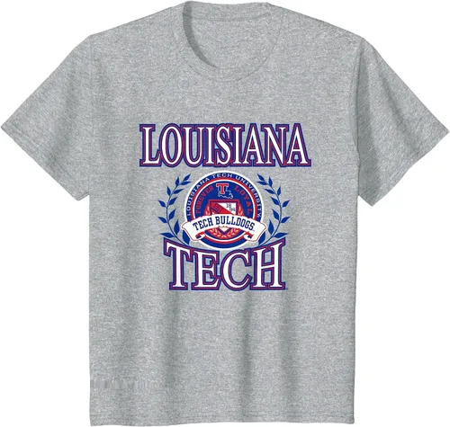 Vista 12 de Louisiana Tech Bulldogs Laurels Logo Officially Licensed T-Shirt
