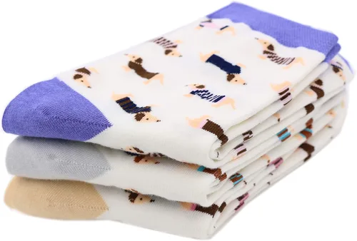 Vista 2 de Haute Dachshund - Calcetines casuales para perro