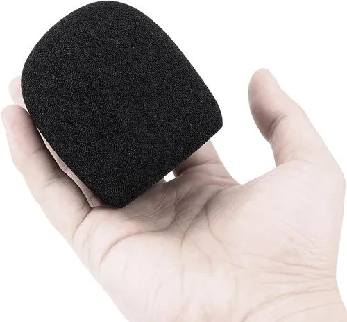 Vista 3 de Parabrisas estilo bola de espuma de lujo, paquete de 4 Negro (WS-4 BK)