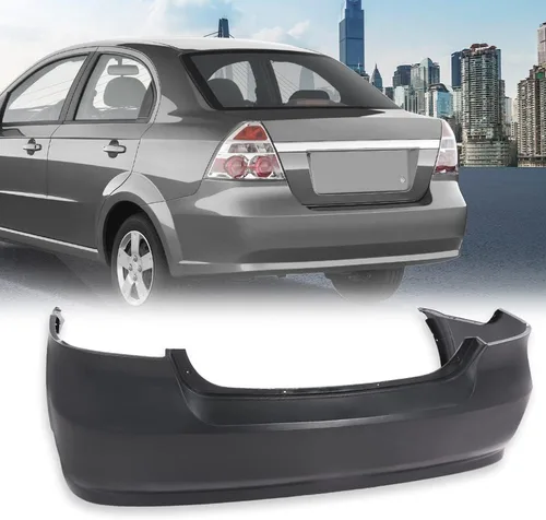 Vista 8 de PIT66 Cubierta de parachoques trasero con cebado derecho compatible con Chevy Aveo 2007-2011 (submodelo: LS, LT) 95978858, GM1100791