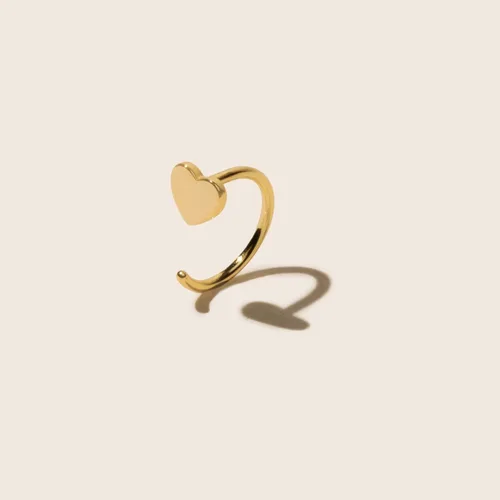 Vista 3 de PAVOI Aretes de aro de plata de ley 925, hipoalergénicos, minimalistas, para cartílago