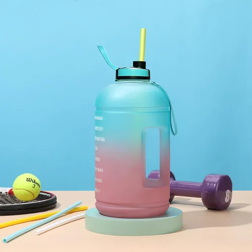 Vista 2 de Paquete de 12 popotes extralargos de 36.8 cm de silicona reutilizables para jarras Stanley de 40 oz, 1 galón, 128, 75, 64 OZ, botella grande de agua