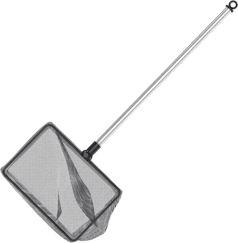 Vista 10 de Red de peces de acuario Pawfly con mango extensible de 9-24 pulgadas de largo para pecera de peces Betta, estanque pequeño de Koi y piscina