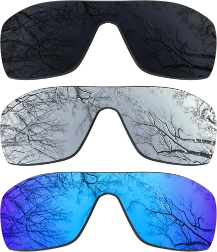 Vista 6 de ToughAsNails Juego de 3 lentes polarizadas de repuesto para gafas de sol Oakley Dart