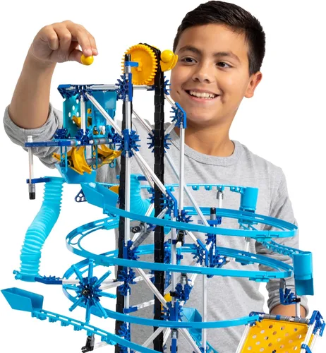 Vista 6 de K'NEX - Pista de Canicas con Motor, 504 Piezas, Construcción STEM, Set de Construcción para Niños, Edades 8+