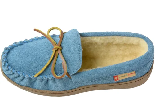 Vista 6 de Alpine Swiss Sabine - Mocasines para mujer, pantuflas para mujer