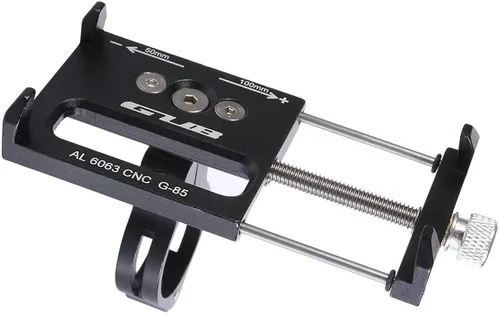 Vista 7 de GUB Soporte universal para teléfono, ajustable, compatible con iPhone 8 Plus y otros teléfonos inteligentes, color negro con banda