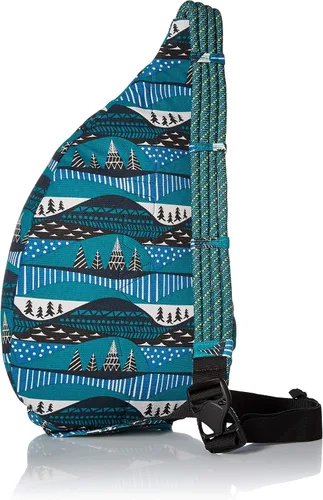 Vista 2 de KAVU Bolsa de hombro, bandolera de cuerda original con correa de hombro de cuerda ajustable