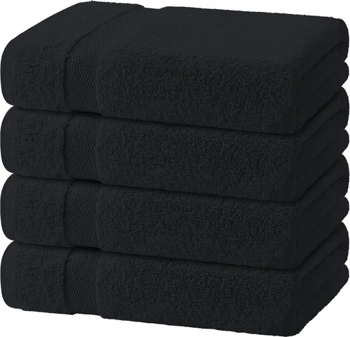 Vista 44 de Toallas de mano blancas clásicas para baño [paquete de 12] Toallas de mano de algodón a granel para gimnasio, cocina y spa, 16x27 pulgadas, toallas