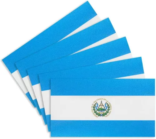 Vista 10 de CANTENDO 5 calcomanías de vinilo reflectante de la bandera argentina para parachoques de ventana de coche, adhesivo impermeable (2.5 x 4.5 pulgadas)