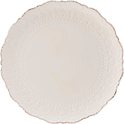 Vista 6 de Pfaltzgraff Chateau Cream Juego de vajilla de gres de 16 piezas, servicio para 4, color blanco hueso