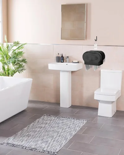 Vista 8 de 5 llaves dispensadoras de toallas de papel, llaves dispensadoras universales de papel higiénico, llave de plástico duro para dispensador de papel