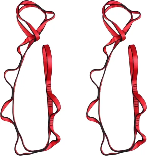 Vista 6 de 2 piezas ajustables antigravedad crisantemo swing volador elástico cuerda escalada cadenas margaritas extensión yoga cinturón colgante