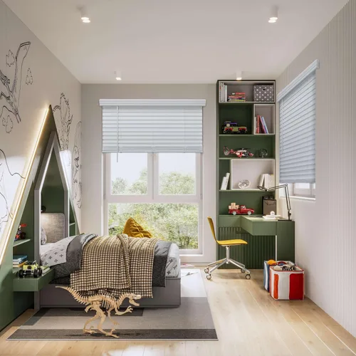 Vista 9 de Linen Avenue Persiana personalizable de madera sintética inalámbrica, color blanco, de 30 a 35 pulgadas de ancho x 40 pulgadas de alto, montaje