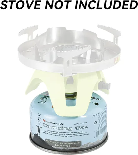 Vista 8 de Hotdevil Recipiente de combustible de isobutano de 100 gramos para estufa de camping Recipiente de combustible de butano y propano para camping