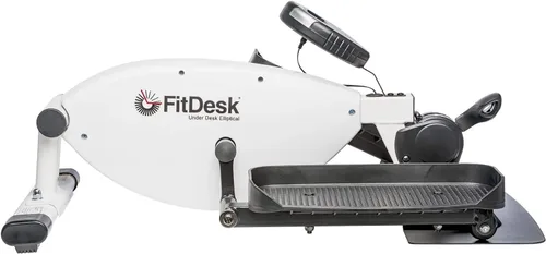 Vista 7 de FitDesk Under Desk Bike Exercise Machine, Compact Magnetic Pedal Exerciser, Mini Elliptical, Quiet Seated Cardio Trainer for Home Office Workouts