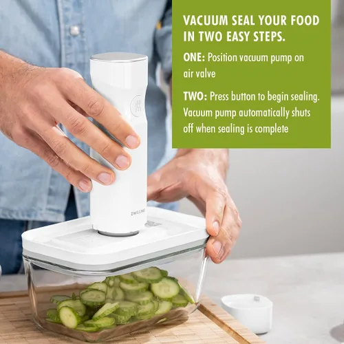 Vista 9 de Zwilling Fresh & Save. Juego de bolsas selladoras al vacío para alimentos.