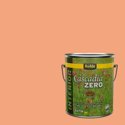 Vista 142 de Rodda Paint CASCADIA ZERO - Pintura plana e imprimación para interiores en uno, cuarto de galón, crema de ballet