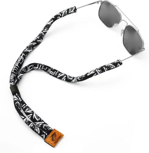 Vista 16 de Pilotfish - Correa para lentes de sol de algodón premium, soporte para gafas de sol - Múltiples opciones de diseño - Soporte para lentes de sol