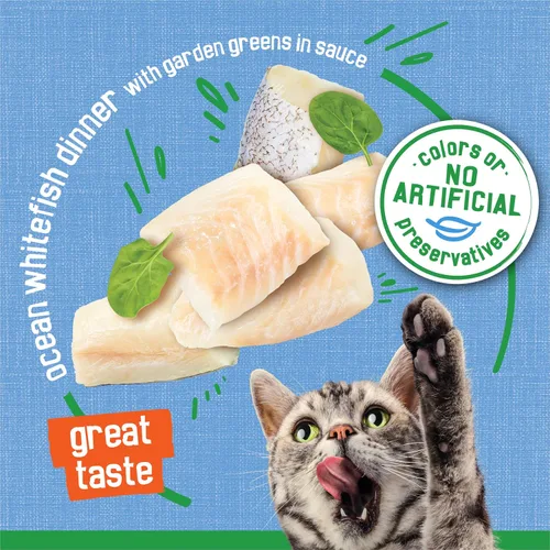 Vista 3 de Alimento húmedo para interior para gatos Purina Friskies, 24 unidades de 5.5 oz