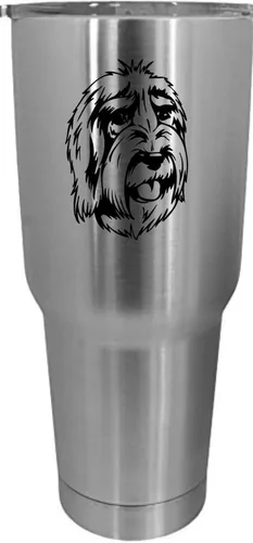Vista 328 de Cairn Terrier - Vaso grabado con temática de perro, 30 onzas