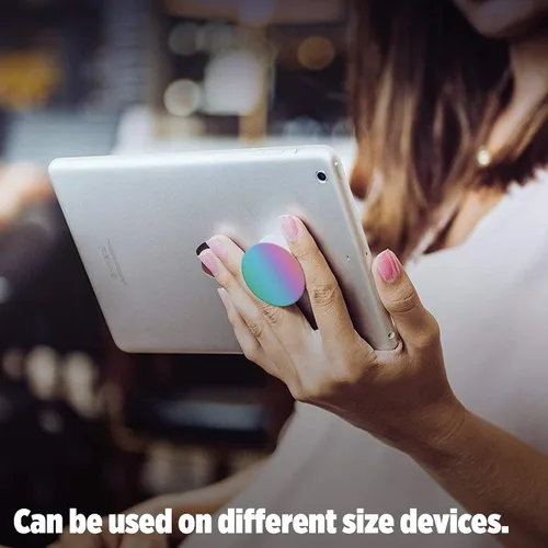 Vista 6 de PopSockets: Agarre plegable y soporte para teléfonos y tabletas - Ombre Omber
