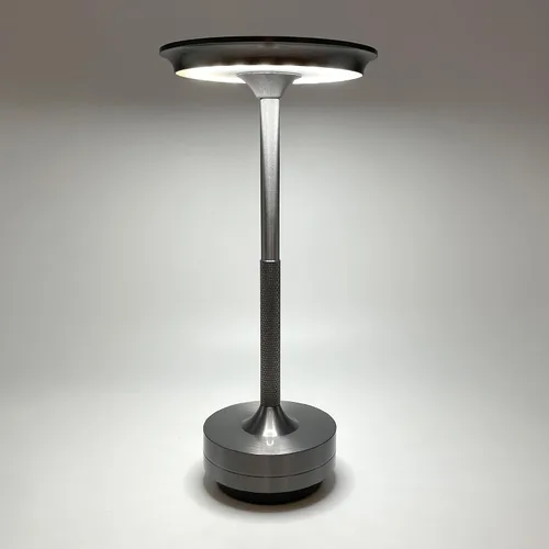 Vista 4 de Paquete de 2 lámparas de mesa inalámbricas recargables, lámpara portátil que funciona con pilas, luz de mesa LED de atenuación continua con función