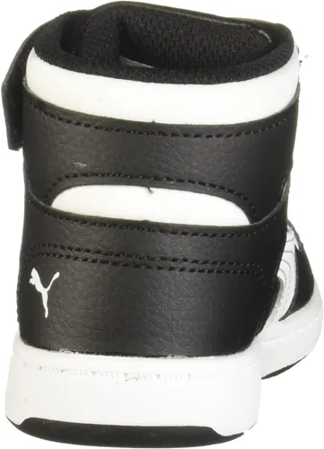 Vista 3 de PUMA Tenis unisex de piel sintética con velcro para niños
