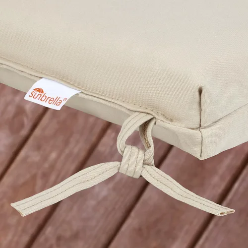 Vista 4 de Sorra Home Trupedic x Sunbrella - Juego de 2 cojines para silla de interior y exterior, perfectos para oficina, comedor, cocina, patio, porche