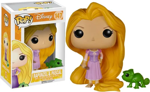Vista 2 de POP Funko Disney Princess: Tangled - Figura de vinilo de Rapunzel & Pascal (con funda protectora de caja compatible), multicolor, 3.75 pulgadas
