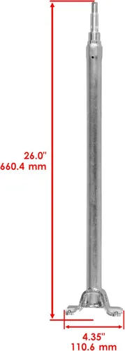 Vista 2 de Caltric Eje de vástago de dirección compatible con Yamaha Yfm700R Yfm-700R Raptor 700 2006-2012