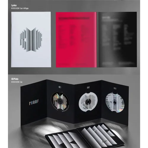 Vista 6 de YG PLUS BTS - Álbum KPOP de antología de edición compacta estándar a prueba de prueba (edición estándar)