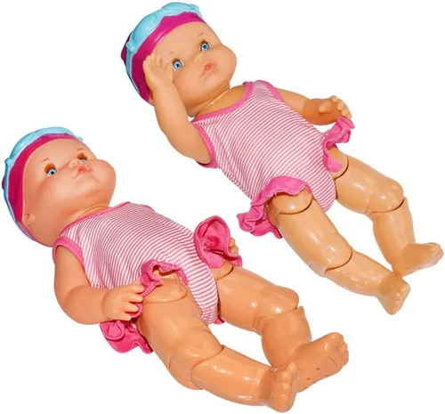 Vista 3 de Muñeca eléctrica impermeable para nadar en bañera y piscina