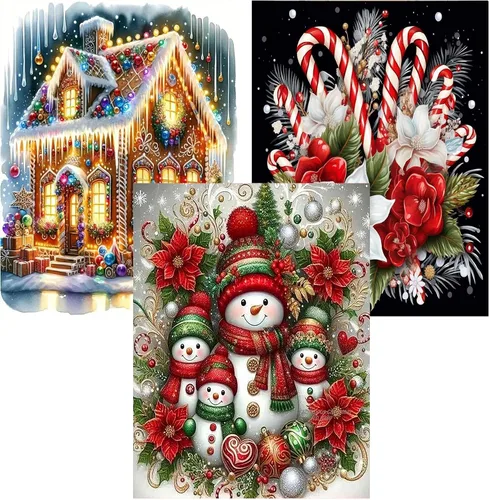 Vista 33 de Meothan - Paquete de 12 kits de arte de diamantes 5D para adultos, de animales, cristales redondos, para regalo o para decoración del hogar de 12 x