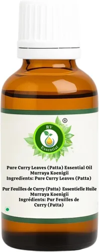 Vista 2 de Aceite esencial de hojas de curry Murraya Koenigii Aceite de hojas de curry Aceite de hojas de curry para cabello 100% puro natural