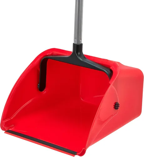 Vista 4 de Amazon Basics Recogedor Jumbo Lobby para uso en interiores y exteriores, paquete de 6, color rojo