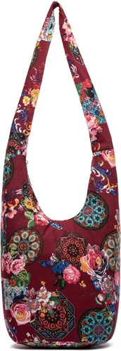 Vista 184 de Bolsa de hombro para mujer, de lona en estilo hippie/bohemio para llevar cruzada al hombro, disponible en diferentes colores y estampados