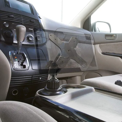 Vista 2 de Soporte para vasos de coche resistente y robusto montaje VESA