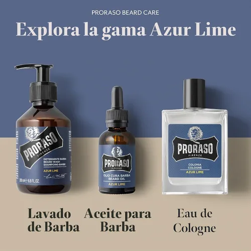 Vista 5 de Proraso Eau De Colonia, Lima Azur, 3.4 Fl Oz