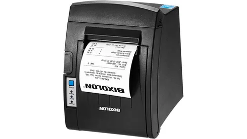 Vista 8 de BIXOLON Bixolon SRP-350PLUSIIICOSG - Impresora térmica con fuente de alimentación y cable USB, serie/USB/Ethernet, negro, pequeña