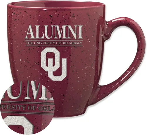 Vista 37 de Rico Industries NCAA Illinois Fighting Illini Alumni - Taza de café de cerámica moteada grabada con láser de 16 onzas