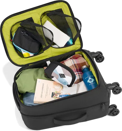 Vista 7 de Sherpani Latitude, equipaje de mano suave de viaje de 22 pulgadas, equipaje duradero, maletas ampliables con ruedas, equipaje ligero con ruedas