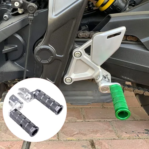 Vista 10 de Clavija de pie delantera ajustable (compatible con SUZUKI Gixxer/GSX250R/V-STROM250) (azul)