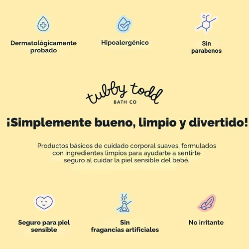 Vista 7 de Tubby Todd Conjunto de cuidado de la piel para recién nacidos
