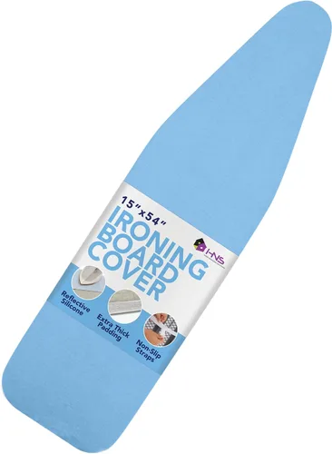Vista 8 de HOLDN' STORAGE Funda para Tabla de Planchar - Recubierta de Silicona, Resistente a Quemaduras, Acolchado de 15 x 54 Pulgadas con Correas de Gancho