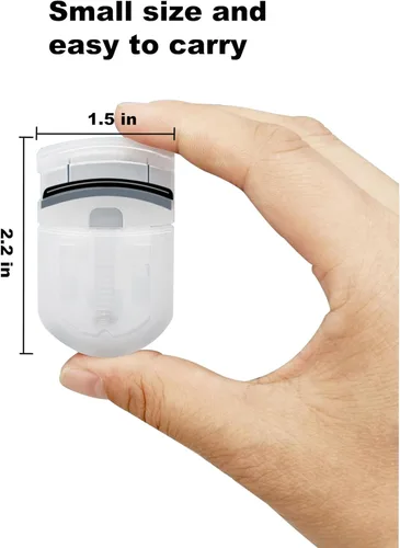 Vista 2 de Rizadores de pestañas de tamaño de viaje, mini rizador de pestañas pequeñas portátil, diseño de gran angular para un uso flexible y pestañas